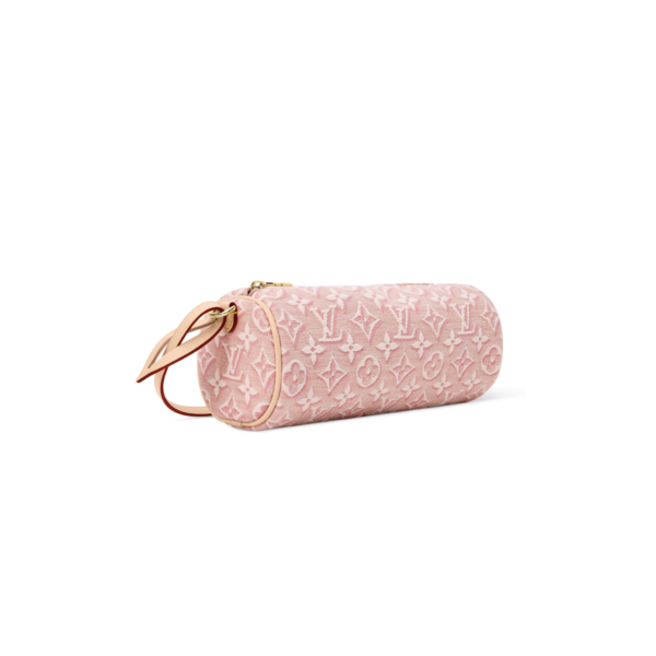 M29881 LouisV Pochette Papillon Bag Beige Monogram Emblème Jacquard Canvas Shoulder Crossbody Bag 20 × 8.5 × 8.5 cm