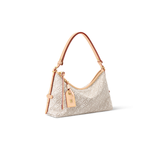 M2A136 LouisV Carryall East-West Bag Brown Monogram Emblème Jacquard Canvas Leather Trim Shoulder Tote Bag 36 × 19 × 10 cm