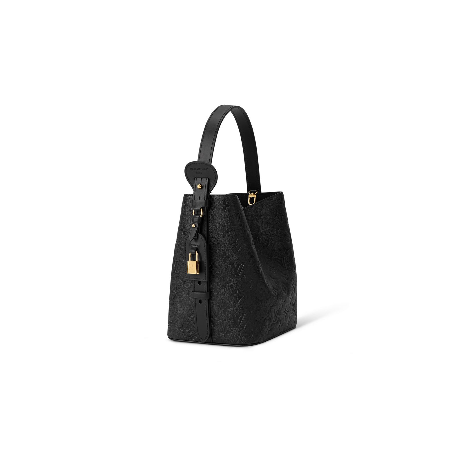 M29090 LouisV All In MM Bag Monogram Empreinte Leather Black Bucket Shoulder Crossbody Top Handle Bag 21 × 24 × 16 cm