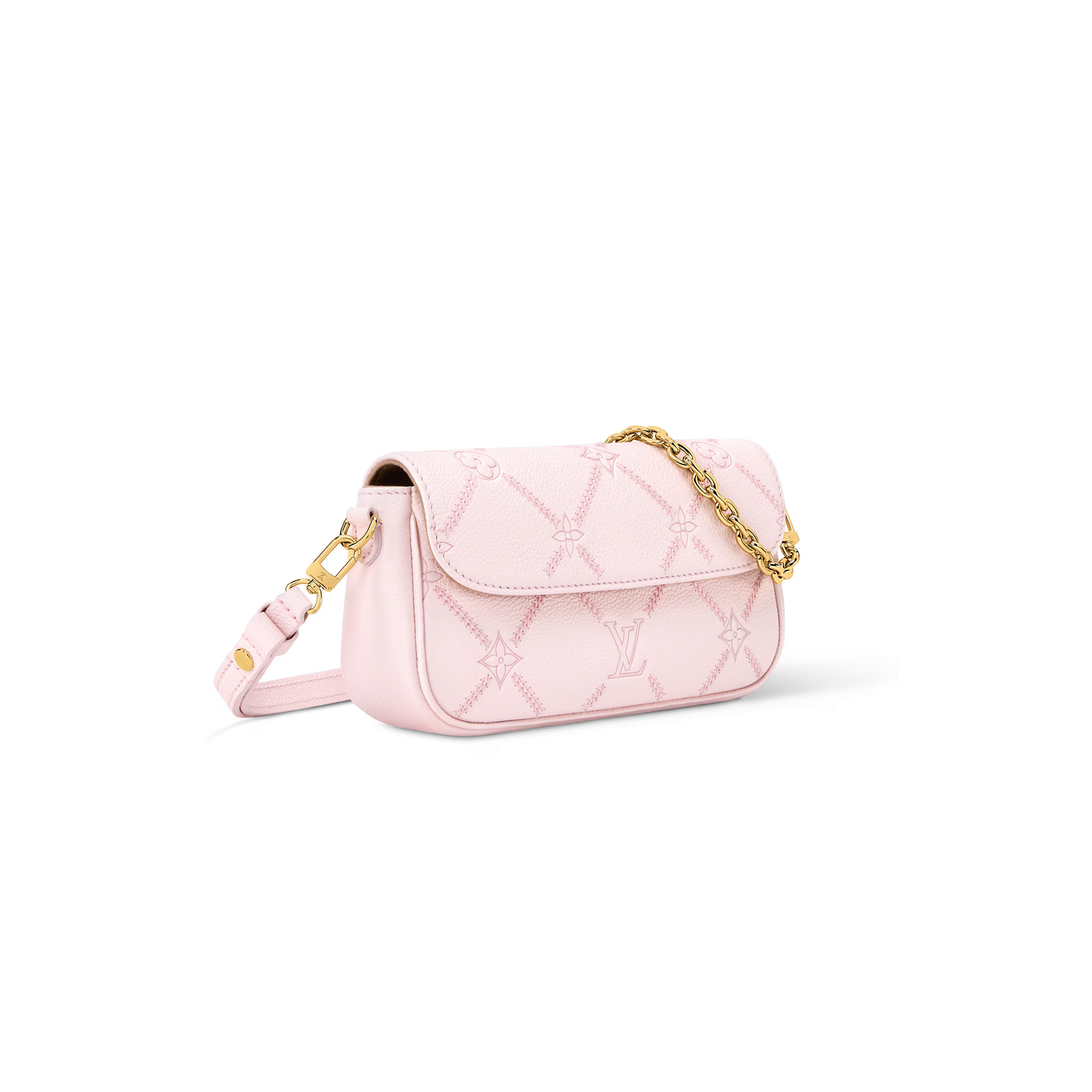 M29502 LouisV Wallet On Chain Ivy Bag Monogram Canvas Embossed Leather Chain Crossbody Shoulder Bag 23.5 × 12 × 4.3 cm